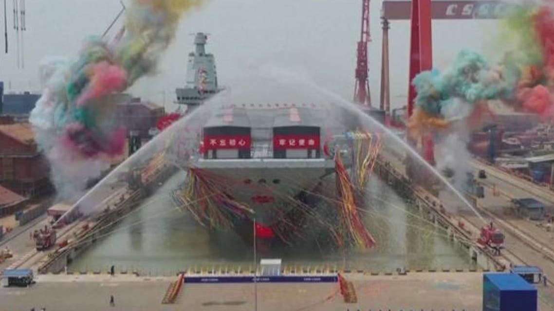 China-launches-aircraft-carrier