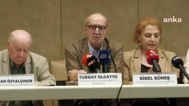 Turgay Olcayto, head of the Journalists’ Association of Turkey (TGC). (Twitter)