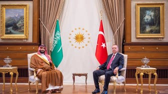 استقبال رسمی اردوغان از ولی‌عهد سعودی در کاخ ریاست جمهوری ترکیه