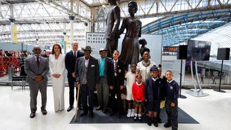 UK unveils new statue to post-war ‘Windrush’ generation of Caribbean migrants