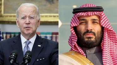 File photos of US President Joe Biden (left) and Saudi Arabia's Crown Prince Mohammed bin Salman (right). (Reuters)