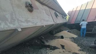وفاة سيدة بانقلاب قطار بضائع في مصر .. والسلطات تعتذر