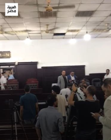 من داخل قاعة محاكمة قاتل نيرة