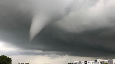 Tornado in the Netherlands on June 27, 2022. (Twitter/ StormChaserNL)