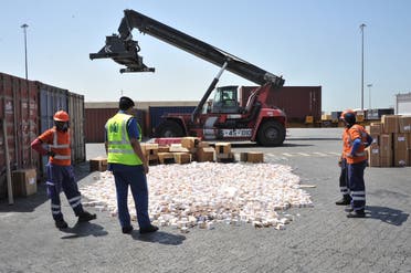 Dubai Customs drug seizures. (Supplied)