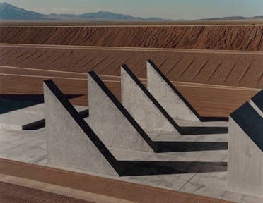 Michael Heizer's 'City' in the Nevada Desert. (Twitter)