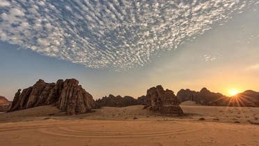 A view of AlUla's landscape, Saudi Arabia. (SPA)