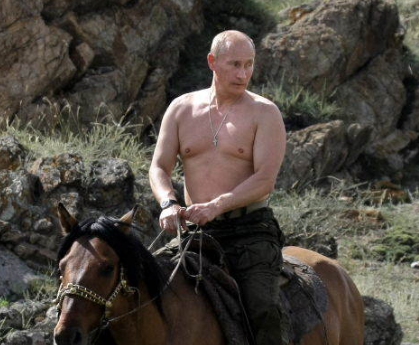 فلاديمير بوتين على الحصان (أرشيفية- فرانس برس)