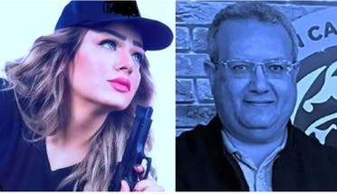 الزوج المتهم بالقتل أيمن حجاج والمذيعة الراحلة شيماء جمال