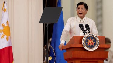 Newly-elected Philippines President Ferdinand Bongbong Marcos Jr., the son and namesake of the late dictator Ferdinand Marcos, delivers a speech during the inauguration ceremony at the National Museum in Manila, Philippines, on June 30, 2022. (Reuters)1956362167_RC242V955KLD_RTRMADP_3_PHILIPPINES-POLITICS