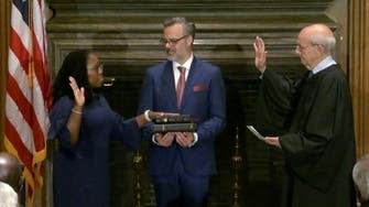 Ketanji Brown Jackson sworn in as first black woman on US Supreme Court 