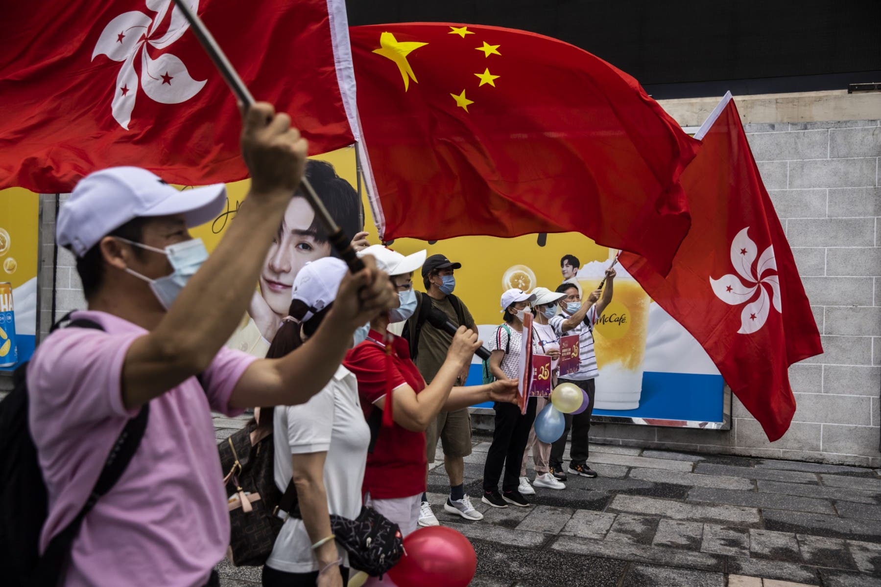 ترحيب من سكان هونغ كونغ بزيارة الرئيس الصيني