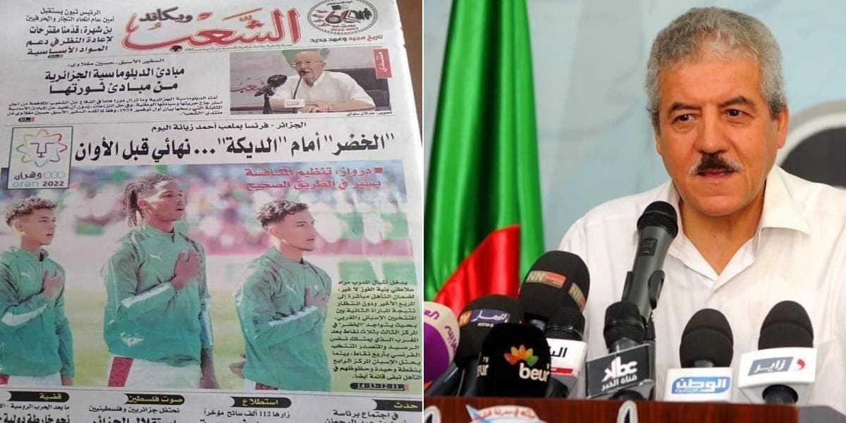 صورة متداولة لمصطفى هميسي.. والصورة التي تسببت بإقالته
