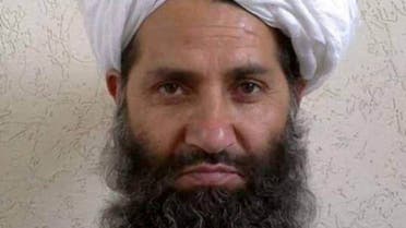FILE PHOTO: Taliban new leader Mullah Haibatullah Akhundzada is seen in an undated photograph, posted on a Taliban twitter feed and identified separately by several Taliban officials, who declined be named.