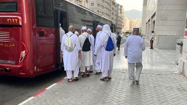 جانب من الحافلات الترددية في مكة