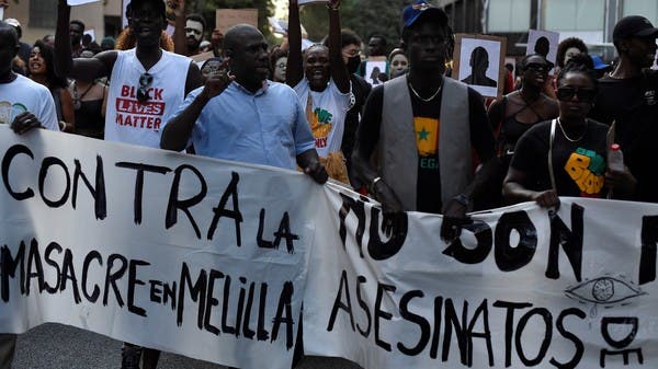 تظاهرات بإسبانيا والرباط احتجاجا على مقتل مهاجرين في مليلة - العربية