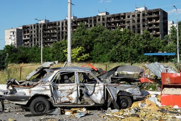 من مشاهد الدمار في أوكرانيا 