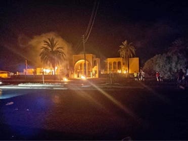 محتجون في منطقة القرة بوللي شرق العاصمة يحرقون مقر المجلس البلدي  