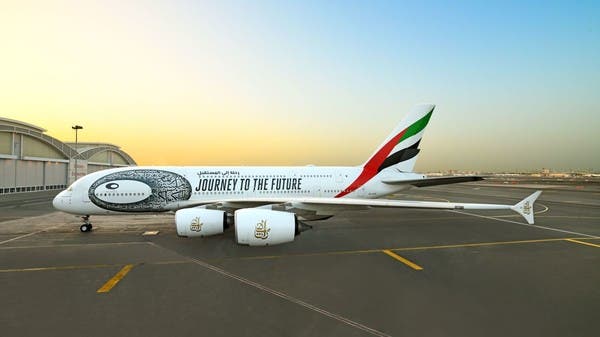 Emirates plane lands safely after exploding tire damages exterior