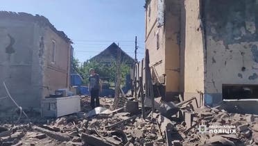 At least 11 apartment buildings were damaged and 39 private residential houses, including five fully destroyed, the governor of the Belgorod region said. (Reuters)