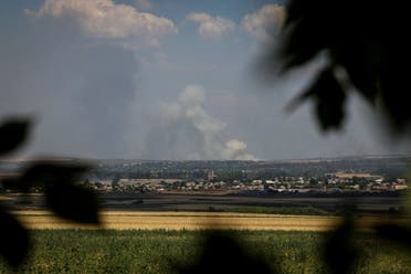 قصف روسي على دونيتسك (رويترز)