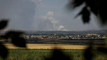 قصف روسي على دونيتسك (رويترز)