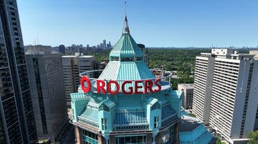 The Rogers Building, the green-topped corporate campus of Canadian media conglomerate Rogers Communications is seen in downtown Toronto, Ontario, Canada July 9, 2022. REUTERS/