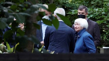 US Treasury Secretary Janet Yellen attends the vigil for late former Japanese Prime Minister Shinzo Abe, who was shot while campaigning for a parliamentary election, at Zojoji Temple, in Tokyo, Japan, on July 11, 2022. (Reuters)