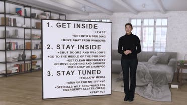 The city of New York released a public service announcement video outlining the three steps that residents should take in case of a nuclear attack. (Screengrab)