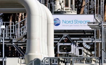Pipes at the landfall facilities of the Nord Stream 1 gas pipeline are pictured in Lubmin, Germany, March 8, 2022. (Reuters)