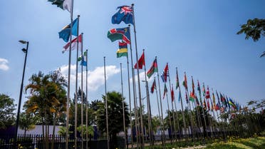 Flags representing Commonwealth countries fly at the Kigali Convention Centre, the venue hosting the Commonwealth Heads of Government Meeting (CHOGM) in Kigali, Rwanda June 22, 2022. (File Photo: Reuters)