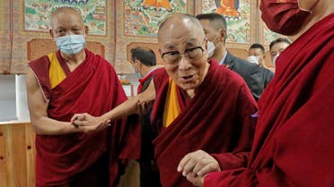 Tibetan spiritual leader the Dalai Lama leaves after inaugurating a library and museum on the occasion of his 87th birthday in Dharamsala, India, July 6, 2022. (File photo: Reuters)