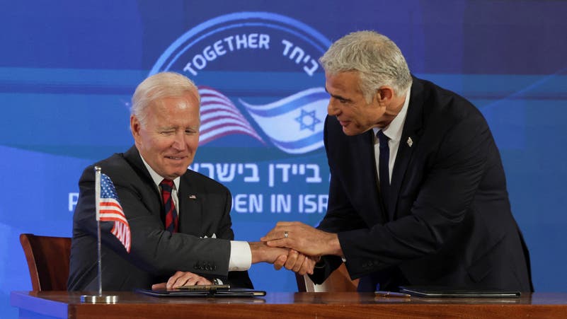 Biden speaks to Israel’s Lapid amid reported progress on Iran nuclear deal