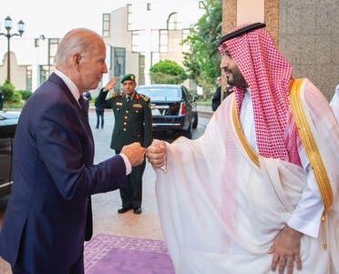 الأمير محمد بن سلمان يستقبل بايدن