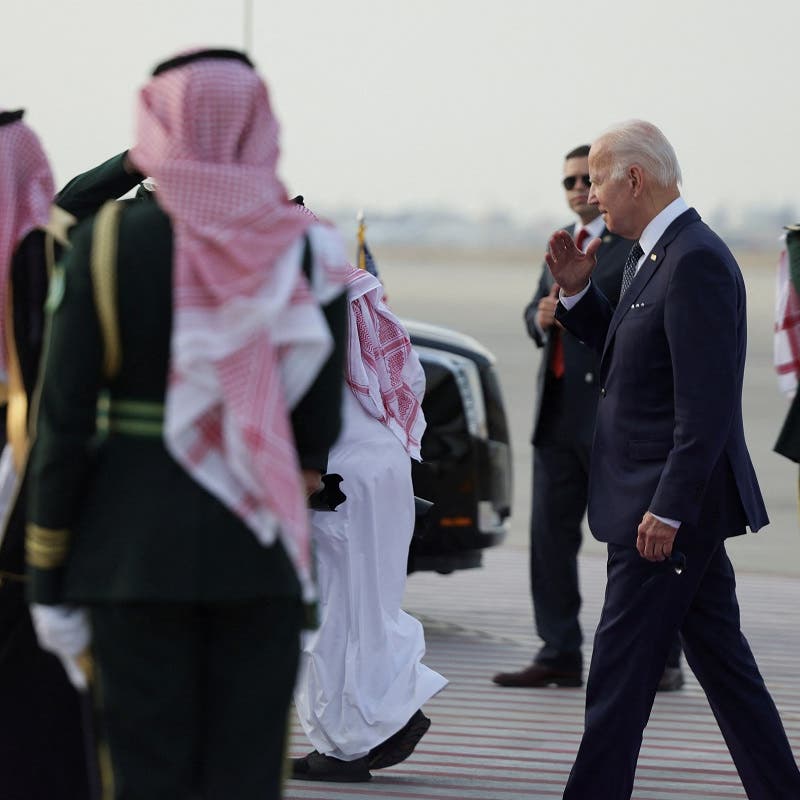 US President Biden arrives in Saudi Arabia’s Jeddah