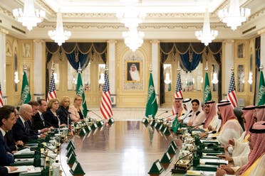 الأمير محمد بن سلمان يعقد اجتماعا مع بايدن بحضور مسؤولين من البلدين 