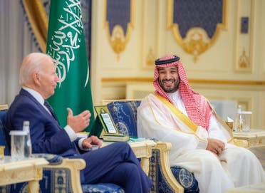 الأمير محمد بن سلمان يستقبل بايدن