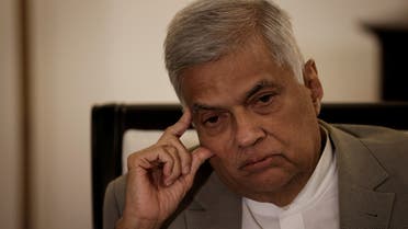 FILE PHOTO: Sri Lanka's Prime Minister Ranil Wickremesinghe gestures as he speaks during an interview with Reuters at his office in Colombo, Sri Lanka, May 24, 2022. REUTERS/Adnan Abidi/File Photo