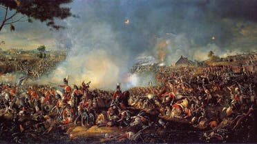 Battle of Waterloo paining by William Sadler. (Twitter)