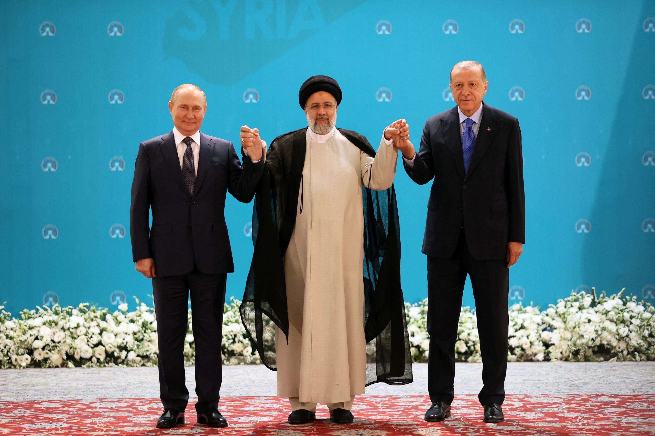 من قمة بوتين وأردوغان ورئيسي في طهران في يوليو الماضي
