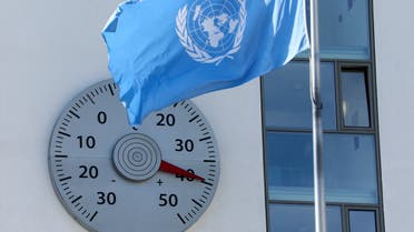 A thermometer at the headquarters of the United Nations Framework Convention on Climate Change (UNFCCC) shows a temperature of 40 degrees Celsius, in Bonn, Germany, July 19, 2022. REUTERS/Wolfgang Rattay