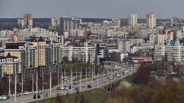 A general view shows the Russian city of Belgorod, some 700 kilometers south of Moscow, on April 11, 2019. (AFP)