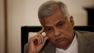 FILE PHOTO: Sri Lanka's Prime Minister Ranil Wickremesinghe gestures as he speaks during an interview with Reuters at his office in Colombo, Sri Lanka, May 24, 2022. REUTERS/Adnan Abidi/File Photo