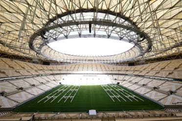 منظر عام داخل استاد لوسيل ، مكان إقامة نهائي كأس العالم قطر 2022.  (ملف الصورة: رويترز)
