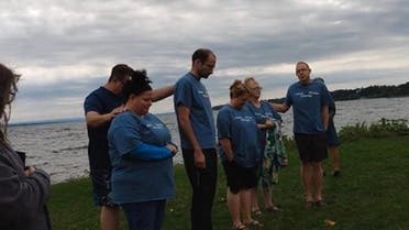 Baptism service at Lake Geneva.  (Social media)