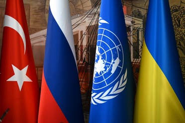 من مراسيم توقيع اتفاقية الحبوب بين روسيا وأوكرانيا في تركيا برعاية الأمم المتحدة