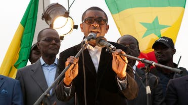 Senegalese music star and opposition leader Youssou Ndour speaks to supporters at an opposition coalition rally at the start of election campaigning in Dakar, Senegal, February 5, 2012. (File photo: Reuters)