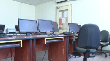 من داخل مبنى الوكالة الوطنية للإعلام في لبنان