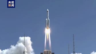China launches second space station module