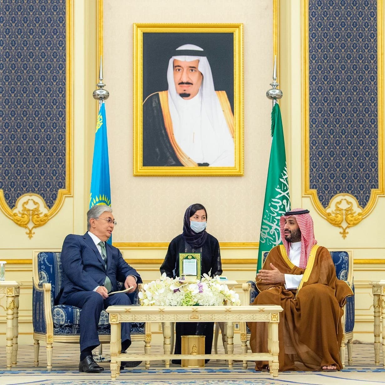 Saudi Crown Prince Mohammed bin Salman receives President of Kazakhstan in Jeddah